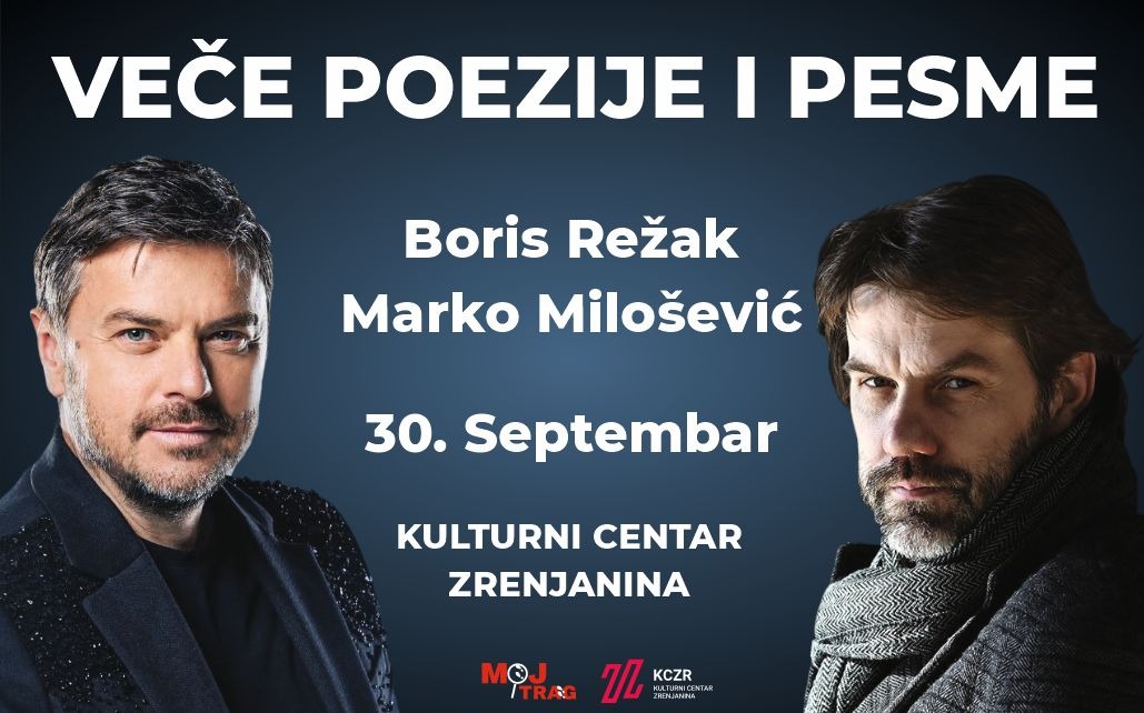 Veče poezije i pesme Borisa Režaka i Marka Miloševića