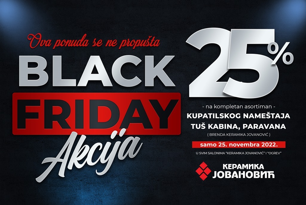 Samo 25. novembra "Black Friday" u Ogrevu.